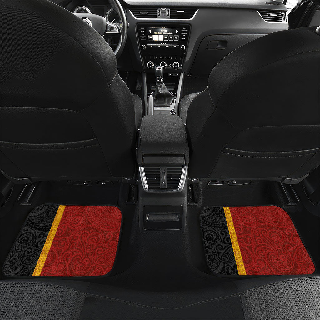 Papua New Guinea Independence Day Car Mats Birds-of-Paradise Melanesian Tattoos Tropical Plants
