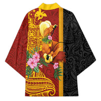 Papua New Guinea Independence Day Kimono Birds-of-Paradise Melanesian Tattoos Tropical Plants