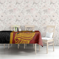 Papua New Guinea Independence Day Tablecloth Birds-of-Paradise Melanesian Tattoos Tropical Plants