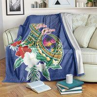 Guam Chamorro Blanket Tribal Latte Stone and Seal Artwork Polynesian Patterns