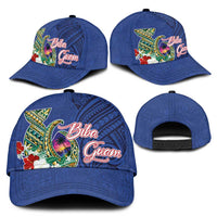 Guam Chamorro Classic Cap Tribal Latte Stone and Seal Artwork Polynesian Patterns