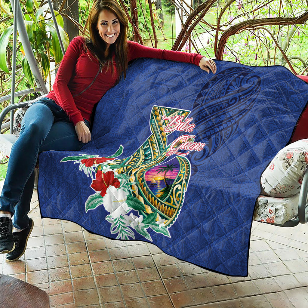 Guam Chamorro Quilt Tribal Latte Stone and Seal Artwork Polynesian Patterns