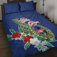Guam Chamorro Quilt Bed Set Tribal Latte Stone and Seal Artwork Polynesian Patterns