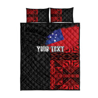 Personalised Samoa 685 Quilt Bed Set Siapo Pattern and Samoa Flag Design