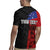 Personalised Samoa 685 Rugby Jersey Siapo Pattern and Samoa Flag Design