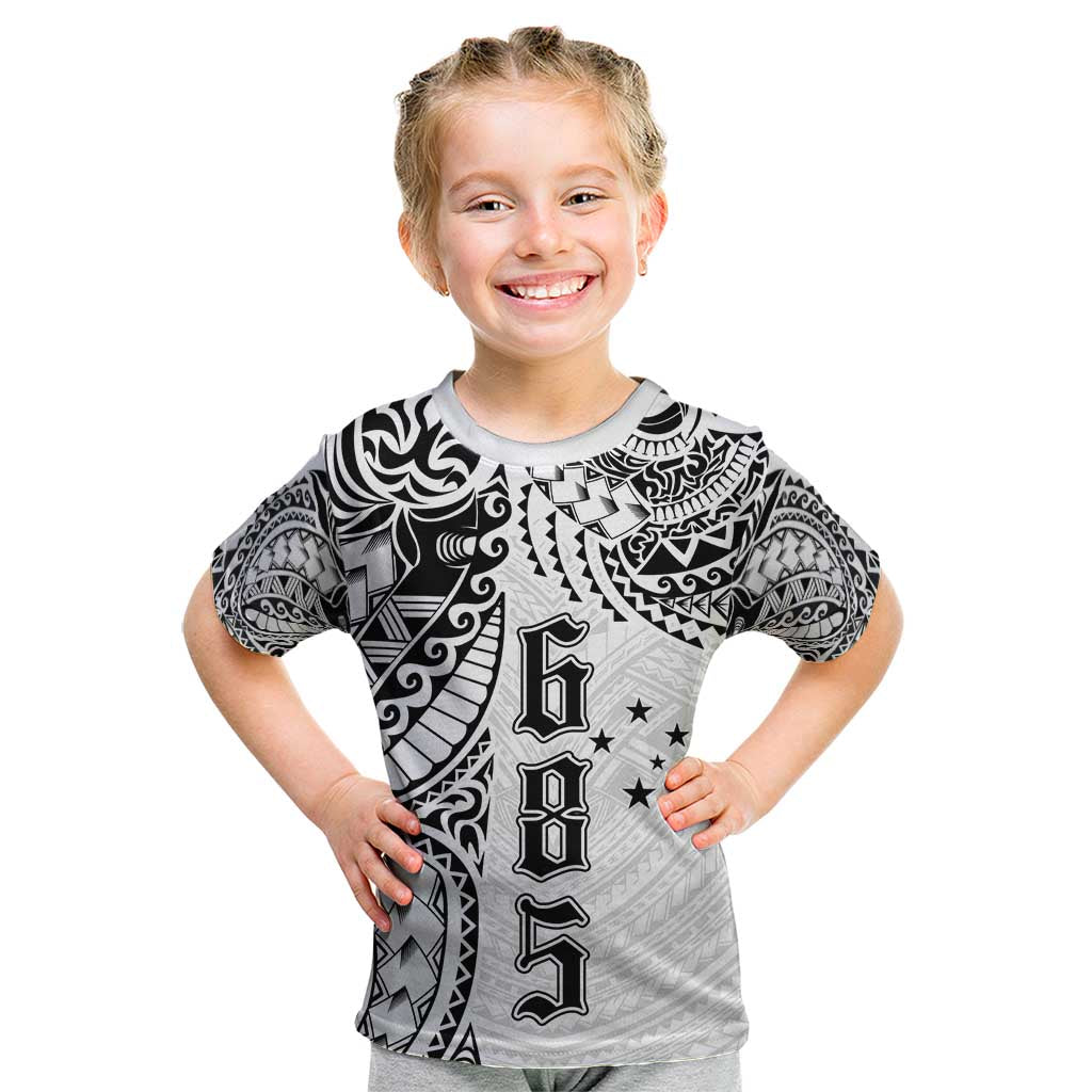 Samoa 685 Art Traditional Tattoo Pattern Kid T Shirt White Color