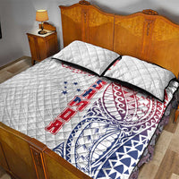 Samoa 685 Art Traditional Tattoo Pattern Quilt Bed Set Gradient Color