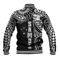 Samoa 685 Art Traditional Tattoo Pattern Baseball Jacket Black Color