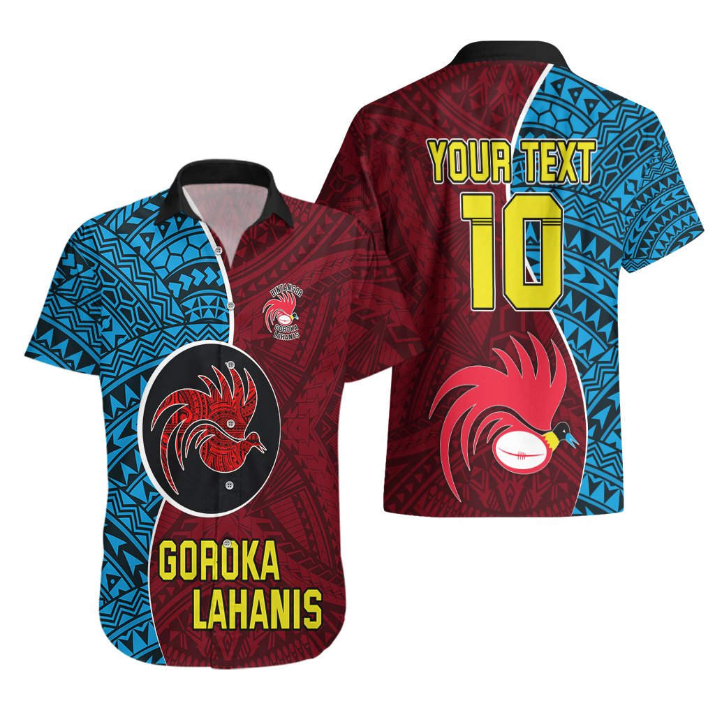 Custom Bintangor Goroka Lahanis Rugby Hawaiian Shirt Papua New Guinea Polynesian Tattoo LT03 - Polynesian Pride
