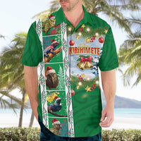 New Zealand Merry Christmas Hawaiian Shirt Maori Animals, Koru Tattoo - Green Xmas Style LT03 - Polynesian Pride