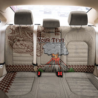 Aloha Volcano Custom Back Car Seat Cover Mix Hawaiian Kakau Tribal LT03 - Polynesian Pride