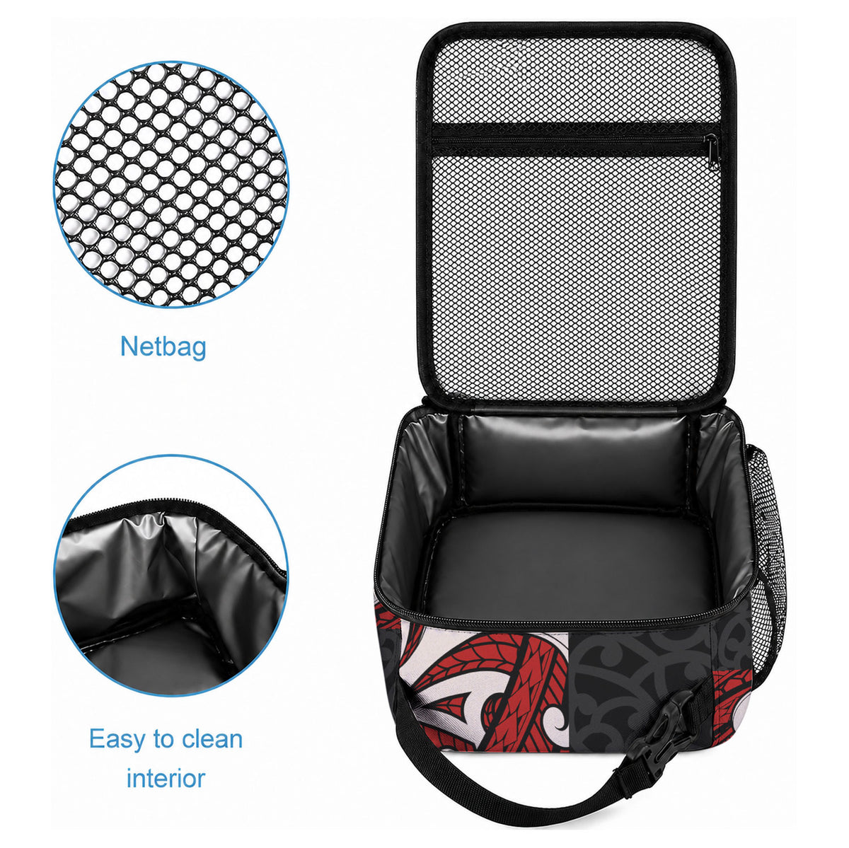 New Zealand Maori Stylized Koru Lunch Bag
