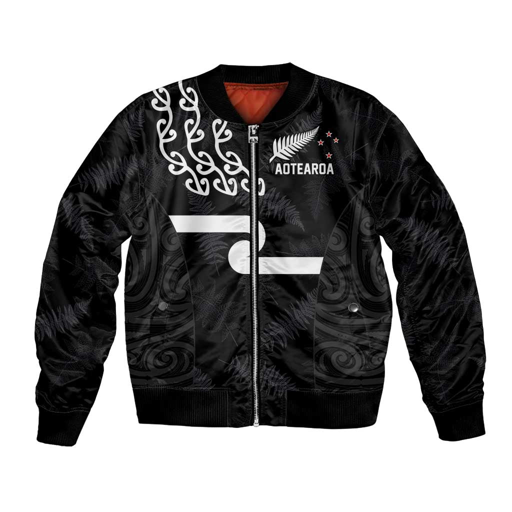 New Zealand Rugby Custom Bomber Jacket The Champions Aotearoa