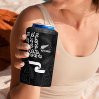 Custom New Zealand Rugby Jersey 2025 4 in 1 Can Cooler Tumbler The Champions Aotearoa