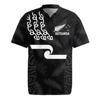 New Zealand Rugby Custom Rugby Jersey The Champions Aotearoa LT03 Black - Polynesian Pride