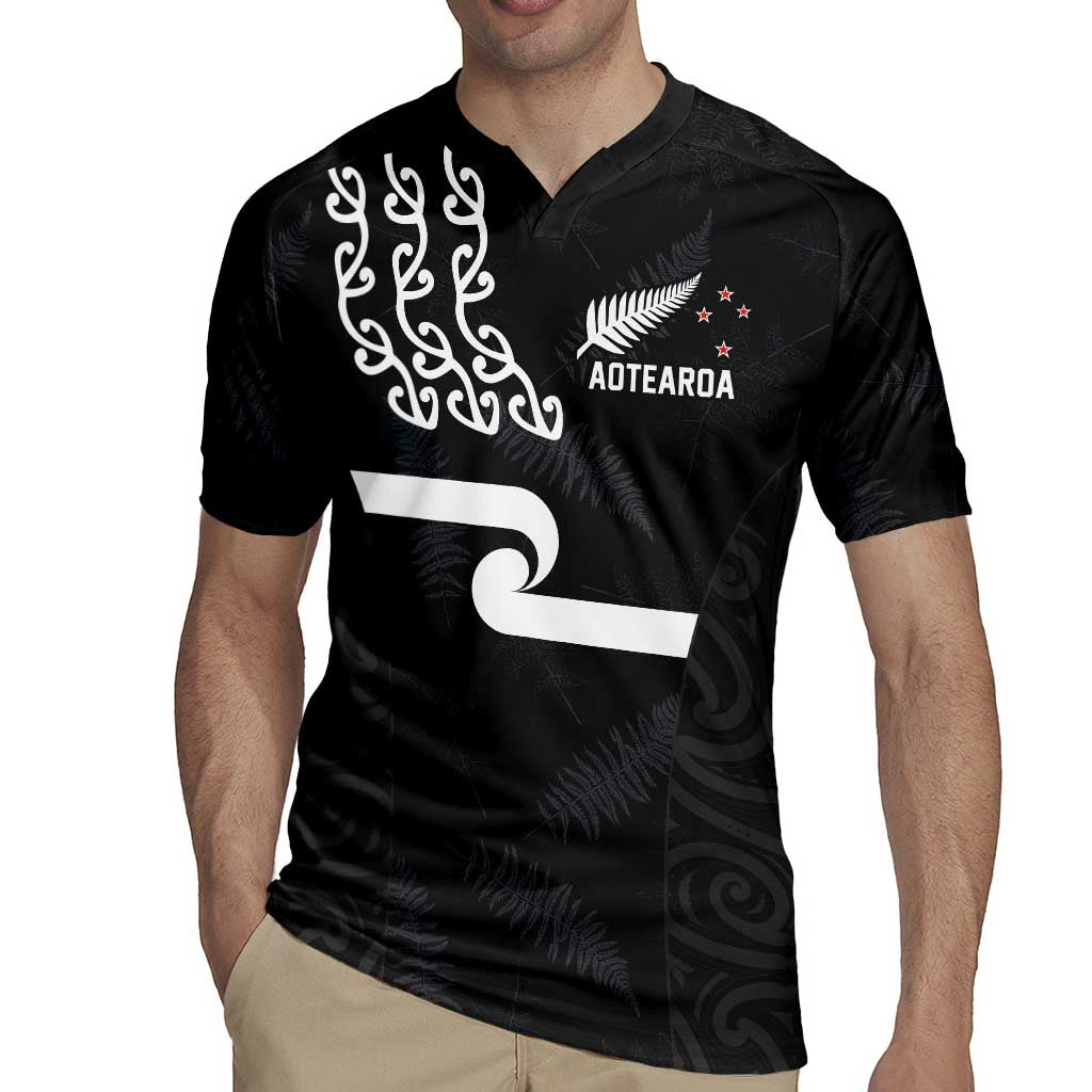 New Zealand Rugby Custom Rugby Jersey The Champions Aotearoa LT03 - Polynesian Pride