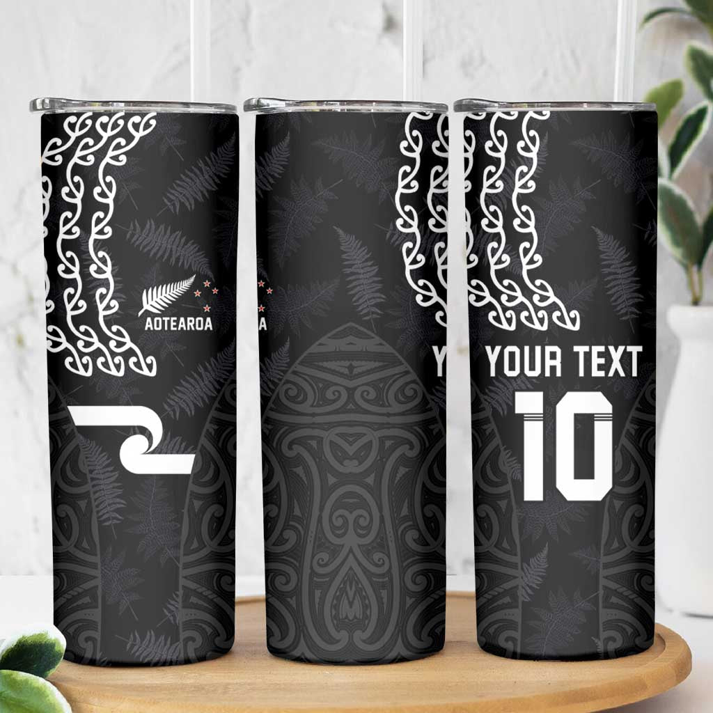 Custom New Zealand Rugby Jersey 2025 Skinny Tumbler The Champions Aotearoa LT03 - Polynesian Pride