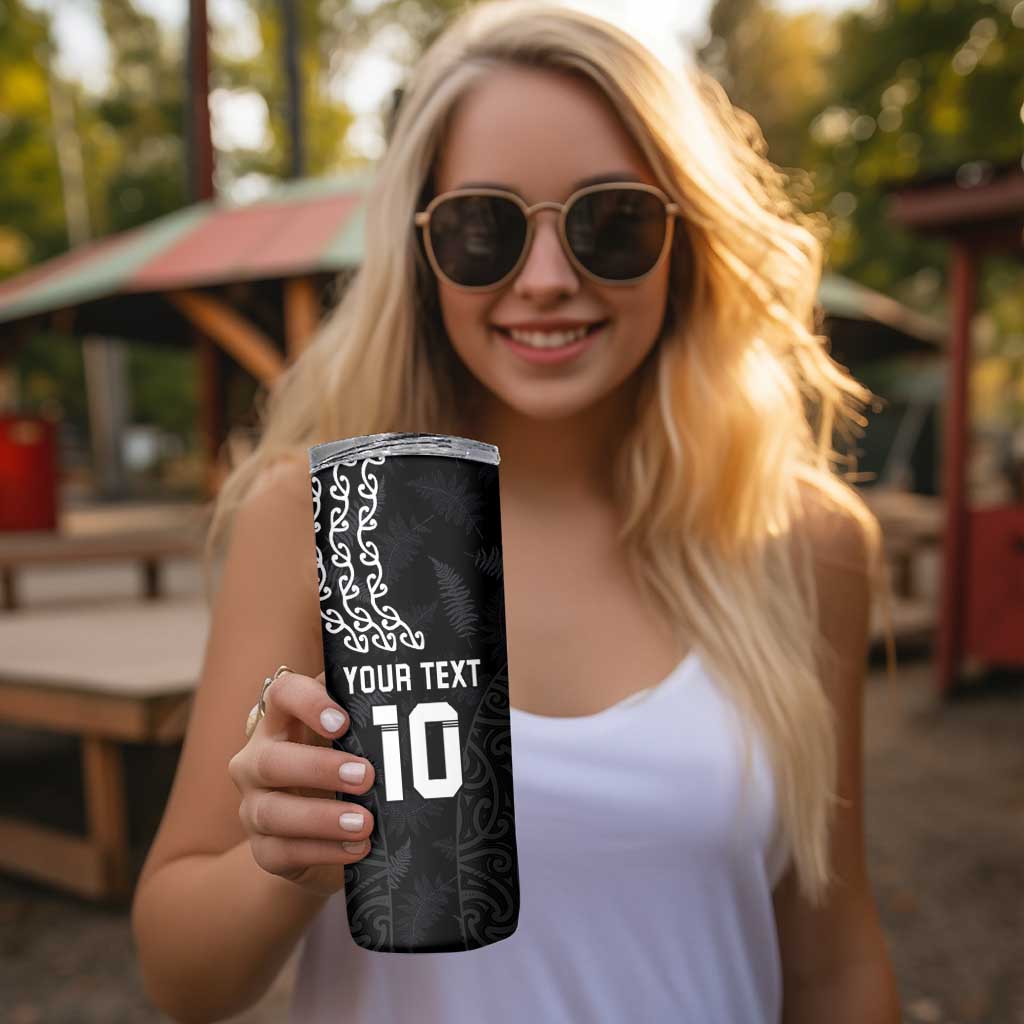 Custom New Zealand Rugby Jersey 2025 Skinny Tumbler The Champions Aotearoa LT03 - Polynesian Pride
