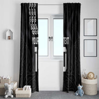 New Zealand Rugby Custom Window Curtain The Champions Aotearoa
