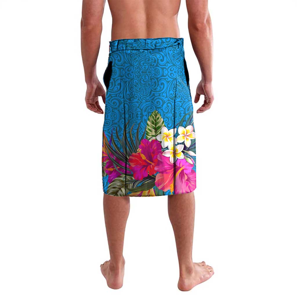 Personalised Palau Independence Day Lavalava 1st October 30th Anniversary Polynesian Jungle Flower