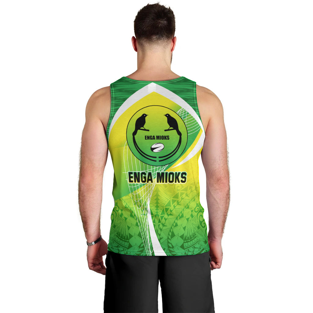 Enga Mioks Rugby Men Tank Top Papua New Guinea Polynesian Tattoo LT03 - Polynesian Pride