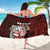 Hawaii Aloha Santa Claus Funny Polynesian Tattoo Sarong Red Color