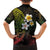Hawaiian Hibiscus and Plumeria Polynesian Tribal Tattoo Family Matching Puletasi and Hawaiian Shirt Reggae Color