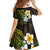 Hawaiian Hibiscus and Plumeria Polynesian Tribal Tattoo Family Matching Puletasi and Hawaiian Shirt Reggae Color