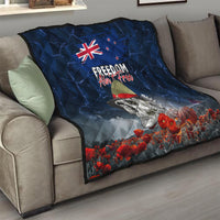New Zealand ANZAC Day Quilt Freedom Ain't Free