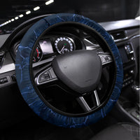 New Zealand ANZAC Day Steering Wheel Cover Freedom Ain't Free LT05 Universal Fit Blue - Polynesian Pride