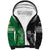 New Zealand And Ireland Rugby Custom Sherpa Hoodie Maori Tiki With Shamrock