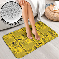 Papua New Guinea Heritage Motif Bathroom Set Yellow Version LT05 - Polynesian Pride