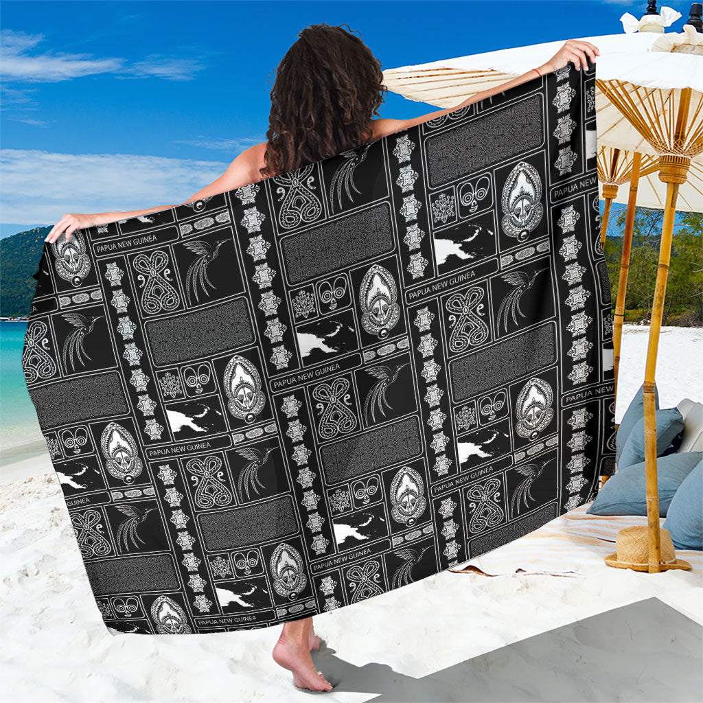 Papua New Guinea Heritage Motif Sarong Black Version