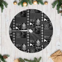 Papua New Guinea Heritage Motif Tree Skirt Black Version LT05 Casual Black - Polynesian Pride