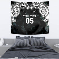 Custom New Zealand Fern Women Rugby Tapestry Maori Pattern