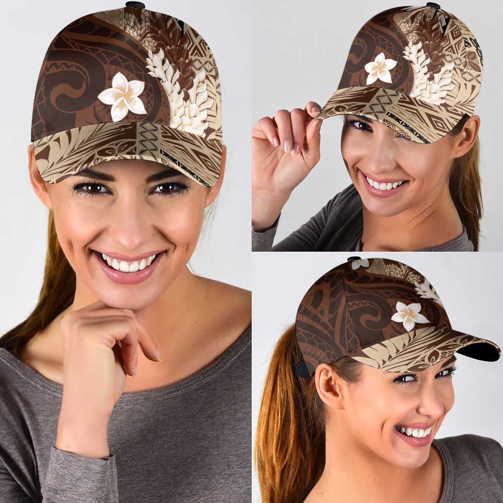 Samoa Teuila 2025 Classic Cap Samoan Siapo Pattern Brown Version - Polynesian Pride