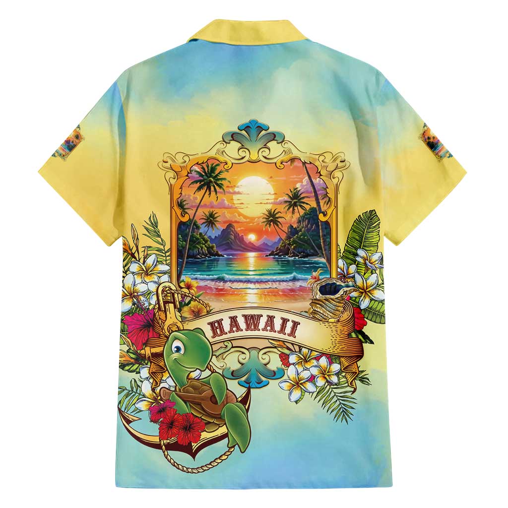 Aloha Hawaii Turtle Family Matching Off Shoulder Maxi Dress and Hawaiian Shirt Retro Style - Polynesian Pride