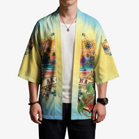 Aloha Hawaii Turtle Kimono Retro Style LT05 - Polynesian Pride