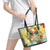 Aloha Hawaii Turtle Leather Tote Bag Retro Style - Polynesian Pride