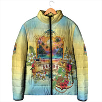 Aloha Hawaii Turtle Padded Jacket Retro Style LT05 - Polynesian Pride