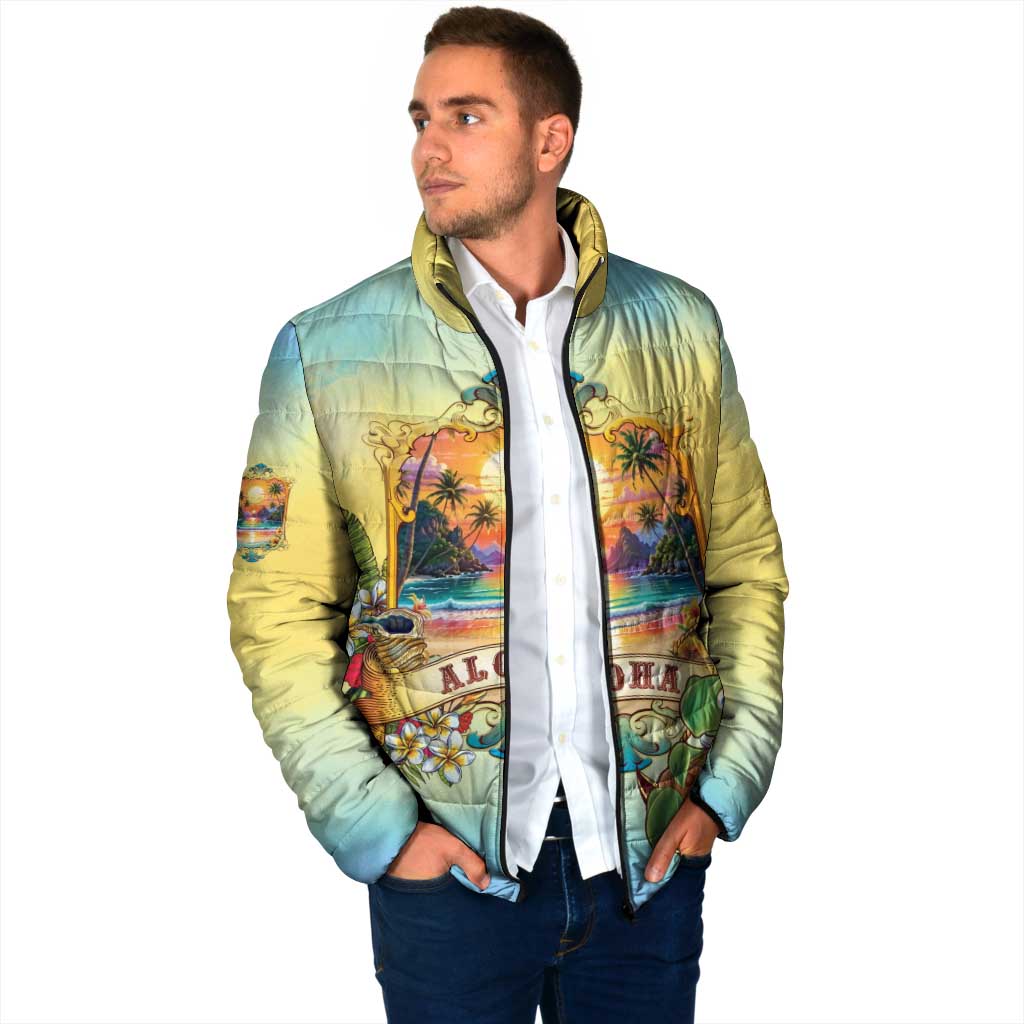 Aloha Hawaii Turtle Padded Jacket Retro Style LT05 - Polynesian Pride