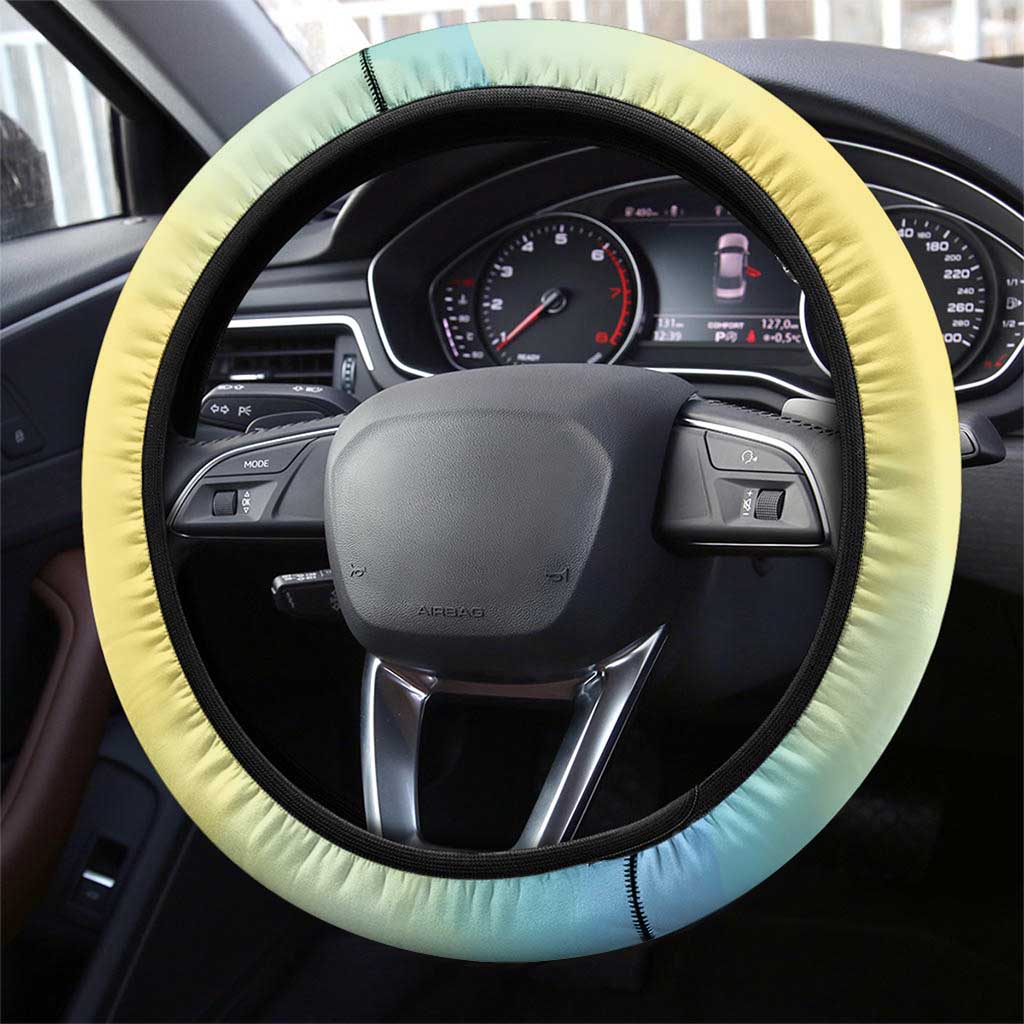 Aloha Hawaii Turtle Steering Wheel Cover Retro Style - Polynesian Pride