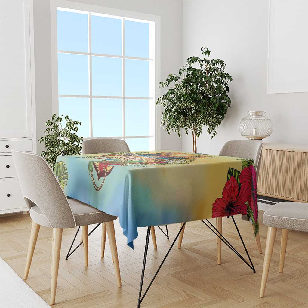 Aloha Hawaii Turtle Tablecloth Retro Style - Polynesian Pride