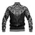 New Zealand Aotearoa Baseball Jacket Maori Manta Ray Moko Black - Polynesian Pride