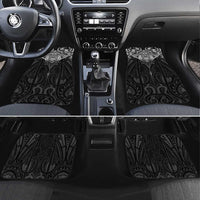 New Zealand Aotearoa Car Mats Maori Manta Ray Moko Black - Polynesian Pride