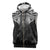New Zealand Aotearoa Sleeveless Zip Hoodie Maori Manta Ray Moko Black - Polynesian Pride