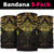 New Zealand Aotearoa Neck Gaiter Maori Manta Ray Moko Gold LT05