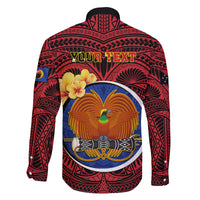 Personalized Papua New Guinea Gulf Province Family Matching Short Sleeve Bodycon Dress and Hawaiian Shirt Mix Coat Of Arms Polynesian Pattern LT05 - Polynesian Pride