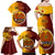 Personalized Papua New Guinea Western Province Family Matching Off Shoulder Maxi Dress and Hawaiian Shirt Mix Coat Of Arms Polynesian Pattern LT05 - Polynesian Pride