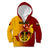 Papua New Guinea Madang Province Kid Hoodie Mix Coat Of Arms Polynesian Pattern LT05 Zip Hoodie Yellow - Polynesian Pride